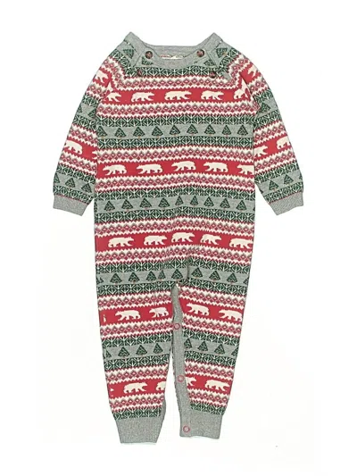 Pre-owned Hatley Babies' Long Sleeve Onesie In Green