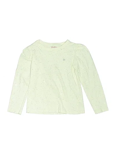 Pre-owned Hatley Kids' Long Sleeve Top Green Crew Neck Tops