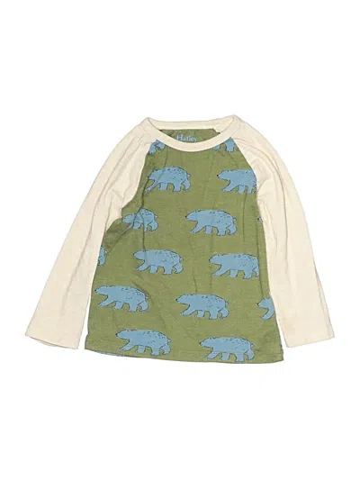 Pre-owned Hatley Kids' Long Sleeve Top Green Tops