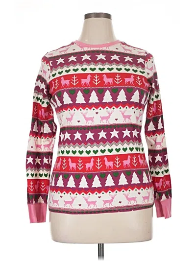 Pre-owned Hatley Long Sleeve T-shirt In Pink