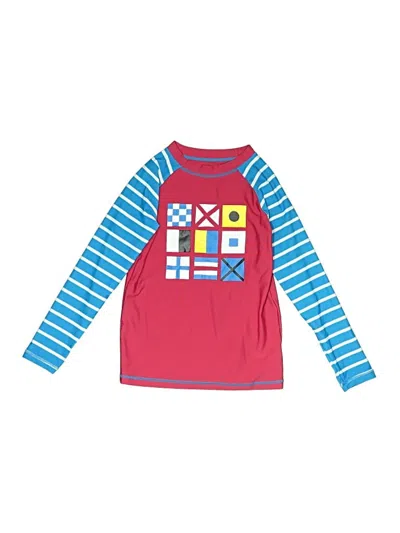 Pre-owned Hatley Kids' Long Sleeve T-shirt In Red