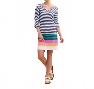 Hatley Lucy Dress In Seaside Stripes In Blue
