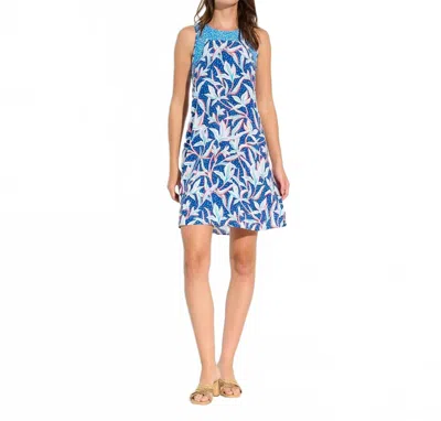 Hatley Meghan Mini Dress In Sunside Flowers In Blue
