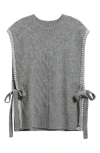 Hatley Mélange Sweater Vest In Gray