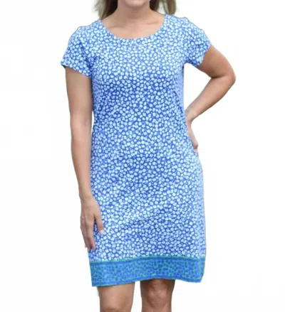 Hatley Nellie Mini Dress In Teeny Flowers In Blue