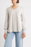 Hatley Oatmeal Cotton & Cashmere Sweater In Neutral