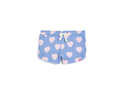 Hatley Pull On Shorts (toddler/little Kid/big Kid) Girl's Shorts Serenity : 5 (little Kid), Cotton/polyeste In Blue