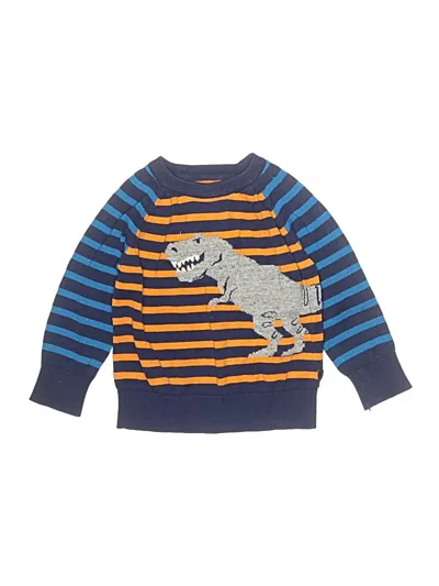 Pre-owned Hatley Kids' Pullover Sweater In Blue