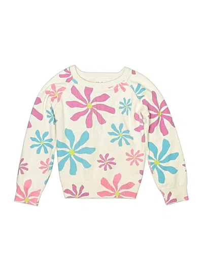 Pre-owned Hatley Kids' Pullover Sweater In Ivory