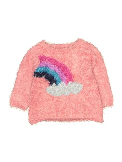 Pre-owned Hatley Kids' Pullover Sweater In Pink