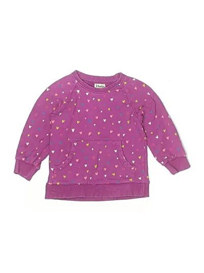 Pre-owned Hatley Kids' Pullover Sweater In Purple