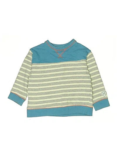 Pre-owned Hatley Kids' Pullover Sweater In Teal