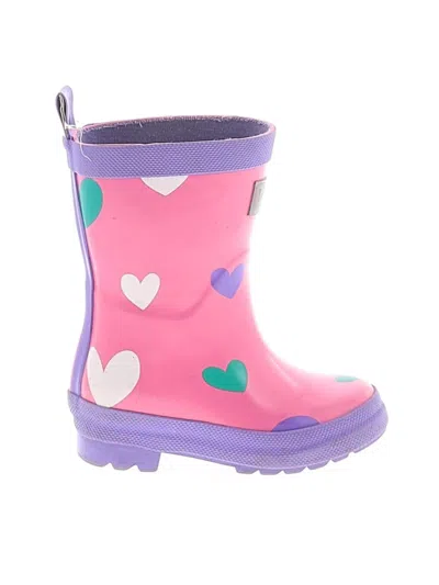 Pre-owned Hatley Kids' Rain Boots In Pink
