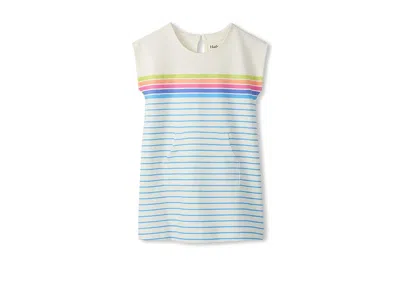 Hatley Rainbow Stripe Slouchy Dress (toddler/little Kid/big Kid) Girl's Dress Cami Lace : 8 (big Kid) In Multi
