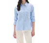 Hatley Relaxed Button Down Shirt In Light Blue Chambray In Blue