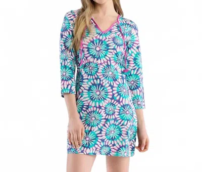 Hatley Seaside Beach Dress In Sundial Mandala In Multi