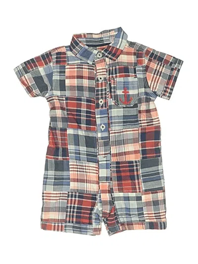 Pre-owned Hatley Babies' Short Sleeve Onesie In Blue