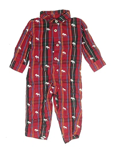 Pre-owned Hatley Babies' Short Sleeve Onesie In Red