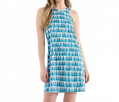 Hatley Sleeveless Shift Dress In Painted Triangles In Multi