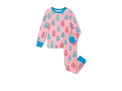 Hatley Stretch Cotton Pajamas Set (toddler/little Kid/big Kid) Girl's Pajama Sets Pink : 8 (big Kid), Cotto