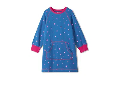 Hatley Sweatshirt Dress (toddler/little Kid/big Kid) Girl's Dress Blue : 3t (toddler), Cotton