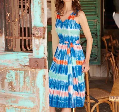Hatley The Sydney Midi Dress In Cabana Tie Dye In Multi