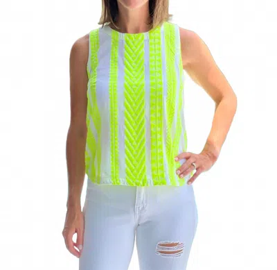 Hatley The Tessa Sleeveless Blouse In Geowave In Green