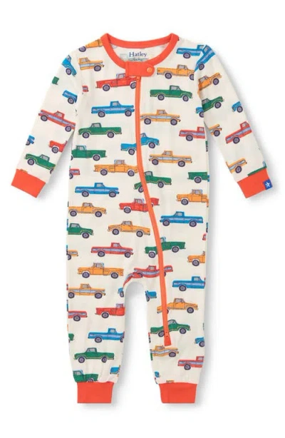 Hatley Babies'  Trucks Romper In White