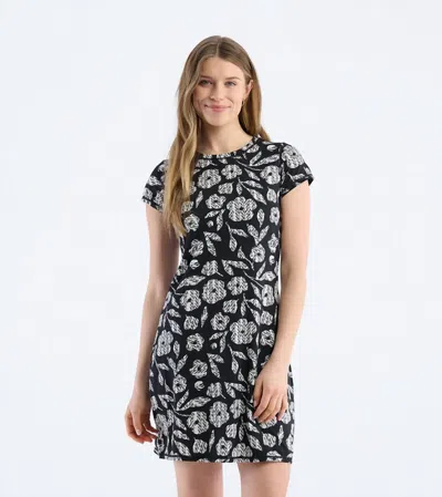 Hatley T-shirt Mini Dress In Fresh Flowers In Black