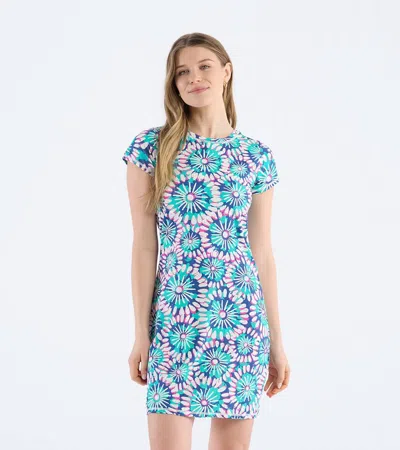 Hatley T-shirt Mini Dress In Sundial Mandala In Multi