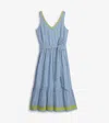 Hatley Women's Sydney Midi Dress In Seersucker In Blue