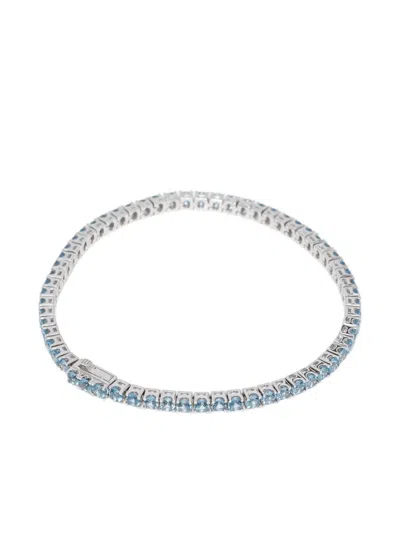 Hatton Labs Classic Tennis Bracelet In Metallic