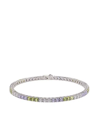 Hatton Labs Classic Tennis Bracelet In Silver
