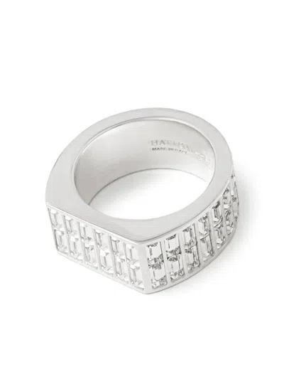 Hatton Labs Craquelure Ring In Metallic