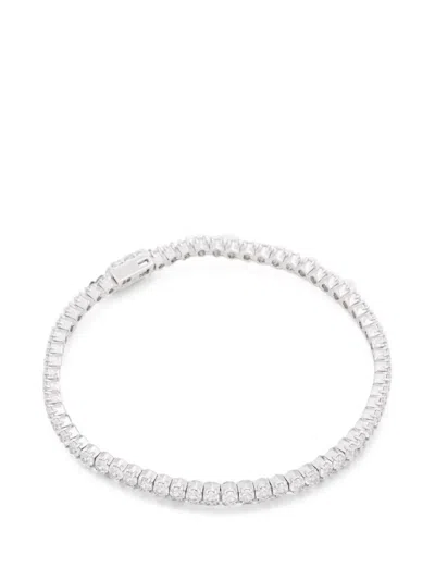 Hatton Labs Crystal-embellished Tennis Bracelet In Transparent