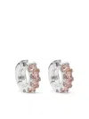 HATTON LABS CUBIC ZIRCONIA-EMBELLISHED HOOP EARRINGS