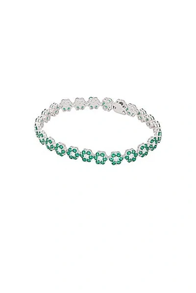Hatton Labs Daisy Tennis Bracelet In Green