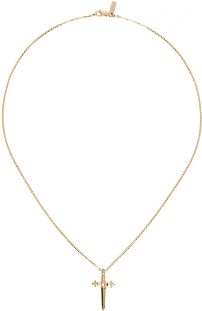 Hatton Labs Gold Dagger Pendant Necklace