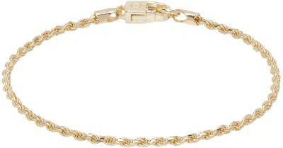 Hatton Labs Gold Rope Bracelet In 18k Gold