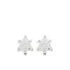 Hatton Labs Sterling Silver Triangle Stud Earrings In Multicolor