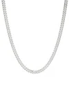 Hatton Labs Men's 18k Gold-plated Cuban Chain In Silver