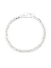 Hatton Labs Miami Cuban Sterling-silver Bracelet In Silver