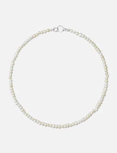 Hatton Labs Mini Pearl Chain In Silver