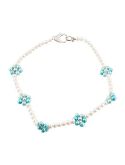 Pre-owned Hatton Labs Multi Pearl Bead Necklace, 19.5"