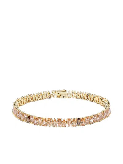 Hatton Labs Oval-cut Bracelet In Gold