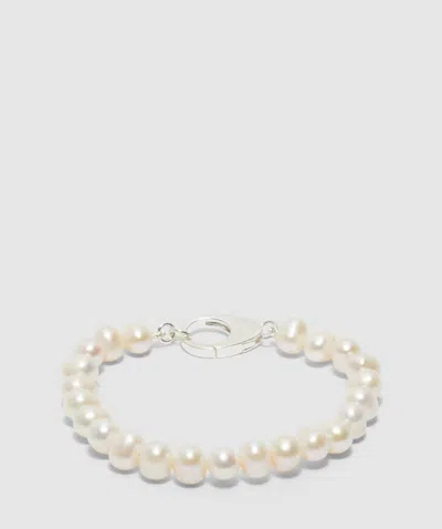 Hatton Labs Pearl Bracelet In White Pearls