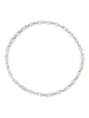 Hatton Labs Pearl-embellished Chain Necklace In Silver