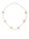 Hatton Labs Faux-flower Pearl Necklace