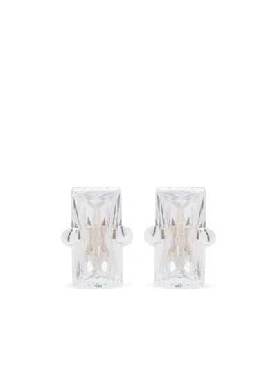 Hatton Labs Rectangle Earrings In Metallic