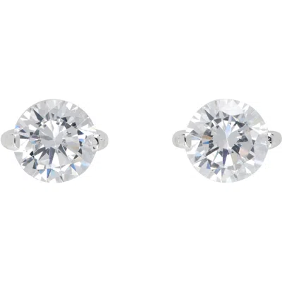 Hatton Labs Round Stud Earrings In Metallic